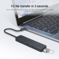 Slim externo USB 3.0 Hubs 5Gbps Super Speed